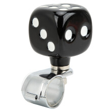 Resin Steering Wheel Knob Dice Shaped Suicide Car Turning Knob Universal Design Vehicle Truck Boat Rotating Helper Labor Saving Device Easy To Use