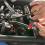 DC 5-36V Car Digital Volt Test Pen with LED Light, 1.65m Spring Line 7