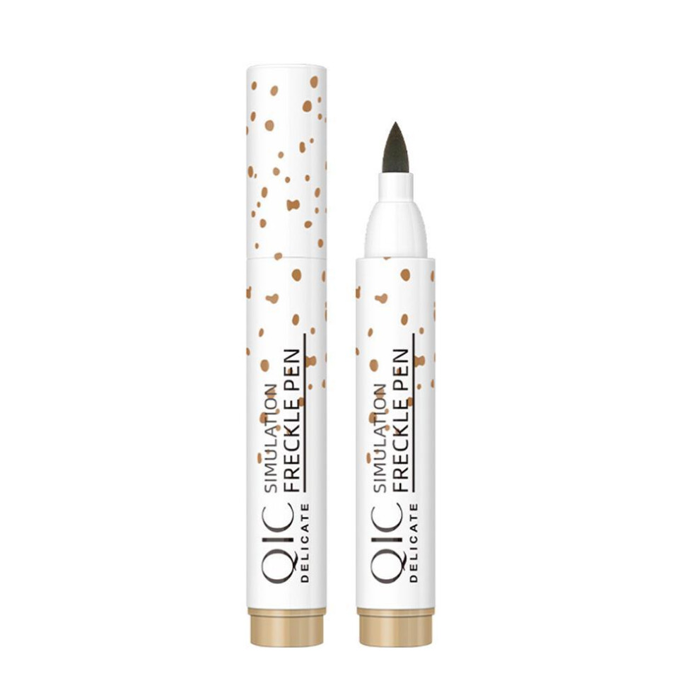 Light/Brown Freckle Spot Pen In Shade, Longlasting Waterproof Freckle Pen With Fine Pigment Vegan Formula Quick Dry Ultra Fine Brush For Natural Sun