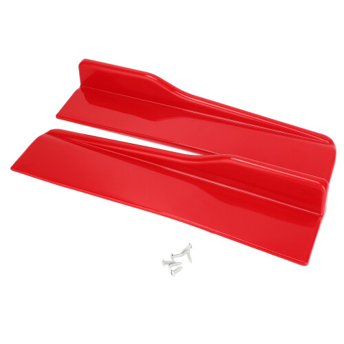 2pcs Car Side Skirt Anti-Scratch Diffuser Winglets ABS Universal For Cars 1