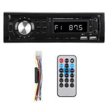 AUX Audio Input Car Stereo With Power Off Memory And USB Input Functionality For Fast Charging And Digital File Playback