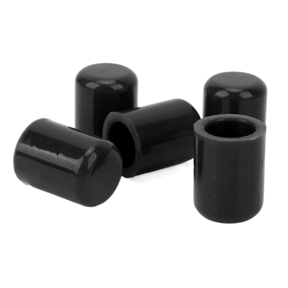 Automotive 19Mm Vacuum Hose Cap Set 5Pcs Silicone Weather Resistant Ends Black 8491389829719