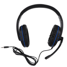 Comfortable Over Ear Gaming Headset With Soft Ear Wall Tension And3.5mm Plug Noise Reduction Mic Bass Surround Sound Ergonomic Fit For PS5Laptop