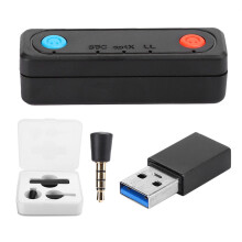 Wireless Audio Adapter With Bluetooth5.0, Low Latency Bluetooth Dongle For PS4Switch Mini Size High Quality Sound Multi Device Compatibility Stable