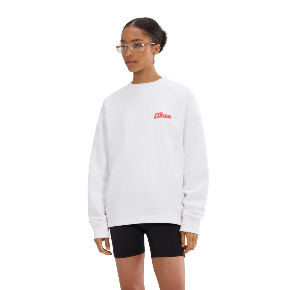 Ellesse (10 Uk, White) Womens/Ladies Lo Sbuffo Sweatshirt