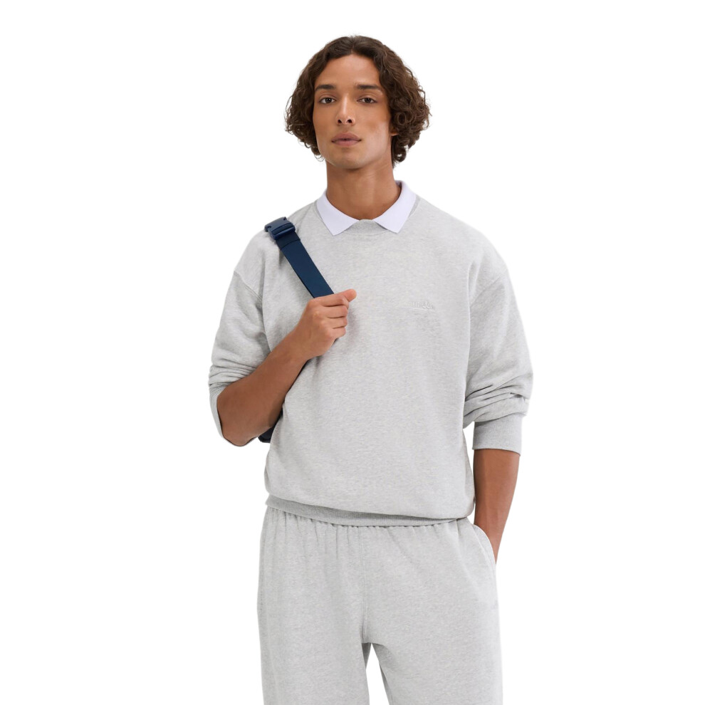 Ellesse (Xl, Light Grey Marl) Mens Rafori Sweatshirt
