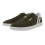 (6 UK, Olive/White) Patrick Mens Lyon Suede Cupsole Trainers 1