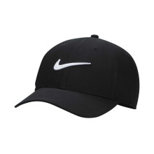 (One Size, Black/White) Nike Golf Swoosh Dri-FIT Structured Baseball Cap
