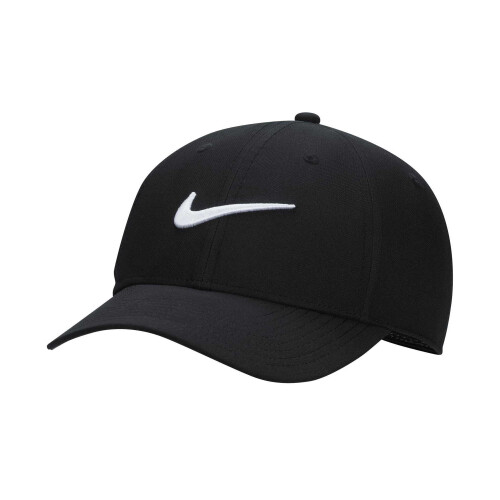 (One Size, Black/White) Nike Golf Swoosh Dri-FIT Structured Baseball Cap