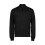 (XL, Black) Tee Jays Mens Ribbed Interlock Half Zip Sweatshirt 1