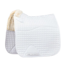 (Full, White) Weatherbeeta Prime Air-Tec Comfy Fleece Horse Dressage Saddlepad