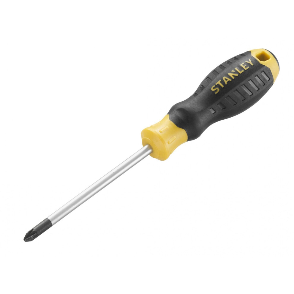 Stanley Hand Tools Cushion Grip Screwdriver, Pozidriv Tip 5063750508405