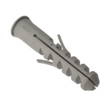 Forgefix Expansion Wall Plugs, Nylon, Rimmed