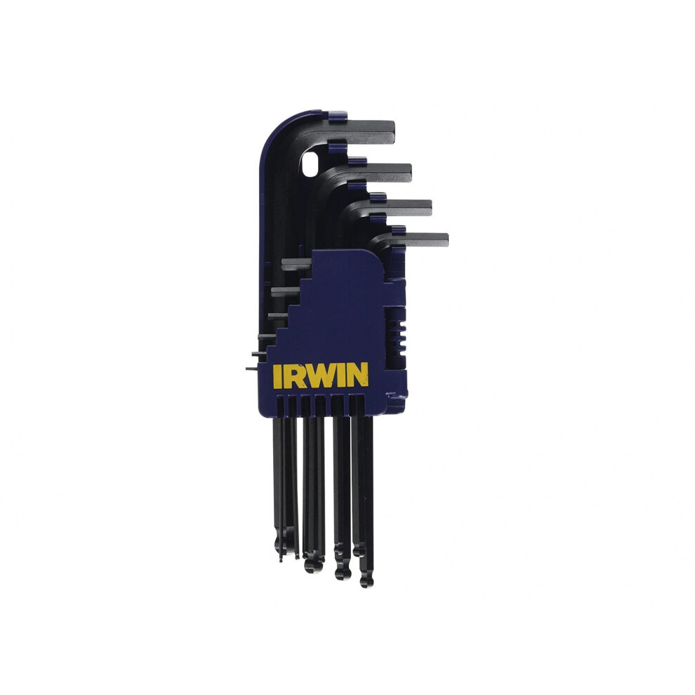 Irwin T10757 Metric Long Arm Ball End Hex Key Set, 10 Piece 5063750882307