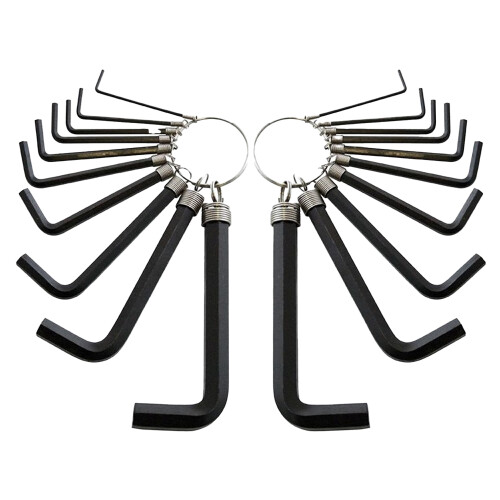 Amtech Hex Key Set & Keyring 20pk