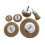 Amtech Wire Wheel Brush Set 6pk 1
