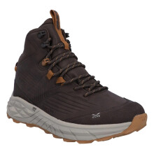 (11 UK, Steel/Charcoal/Bright Marigold) Hi-Tec Mens Fuse Trek Mid Boots