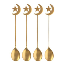 Something Different Star and Moon Teaspoons (Pack of 4)