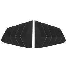 Zonnescherm met visgraatmotief achteraan, glanzend zwart, krasbestendig ABS, lichtgewicht, voor Chevy Camaro, warmtewerend, snel te bevestigen,