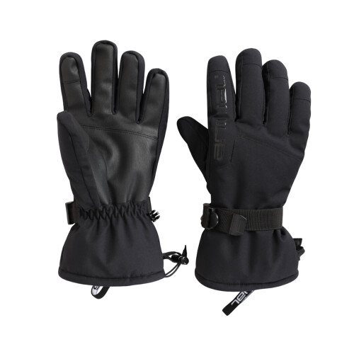 (S, Jet Black) Animal Mens Edge Ski Gloves 2