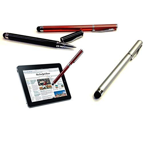 Stylus Pen for HP Slate 8 Pro, Dual Function 2in1 Stylus and Black Ink Pen Set,  Sensitivity 3 Pack 1