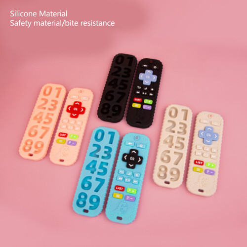 Remote Teether Toy-Black FoodGrade Silicone 2