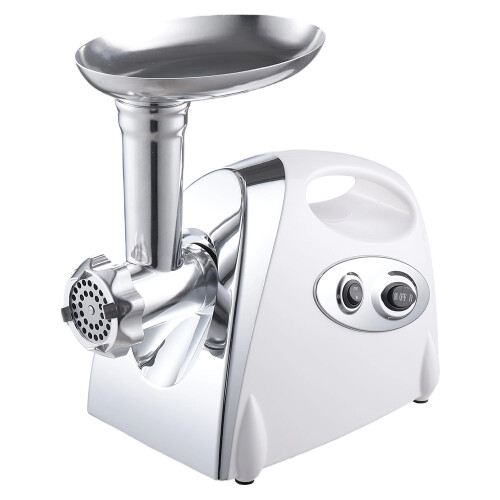 Living And Home (Silver White) 2800W Electric Manual Meat Grinder Kitchen Tool 2