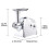 Living And Home (Silver White) 2800W Electric Manual Meat Grinder Kitchen Tool 6