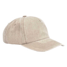 (One Size, Vintage Stone) Beechfield Relaxed Vintage Baseball Cap