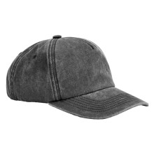 (One Size, Vintage Black) Beechfield Relaxed Vintage Baseball Cap
