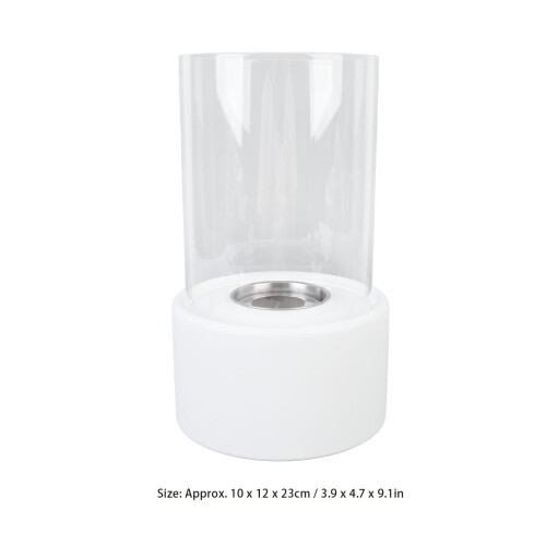 Cheminée de table blanche 10  12  23 cm 3,9  4,7  9,1 po 1