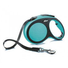 (3m, 12kg dog, Blue) Flexi New Comfort Tape Dog Lead