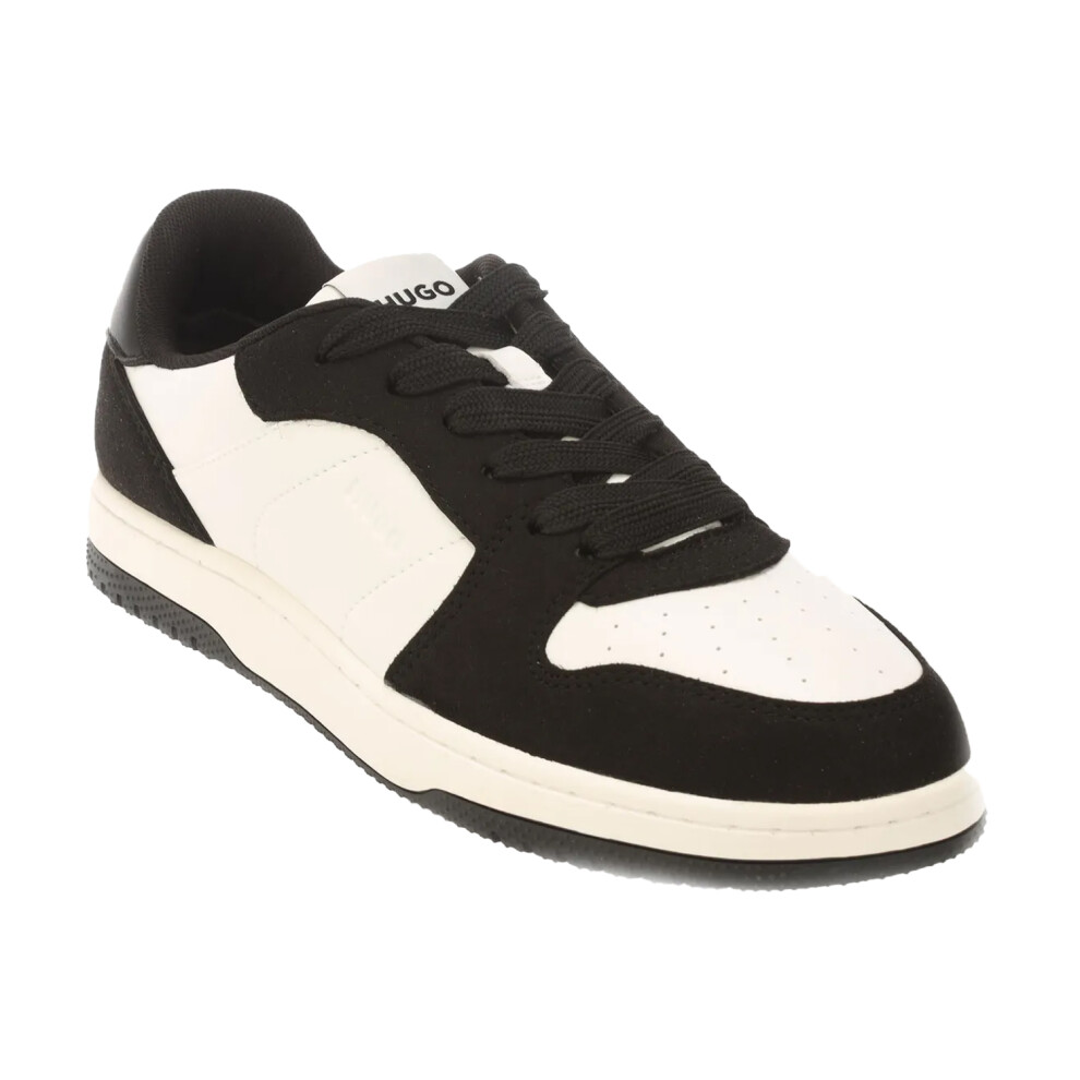Hugo Boss Women's White/Black Hadrian Tennis Trainers - 5 Uk - 100% Mixed - Image 2