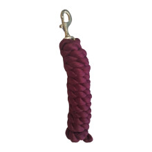 (One Size, Burgundy) Gallop Premium Polycotton Horse Lead Rope