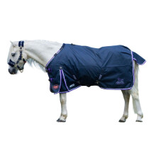(4' 6", Navy) Gallop Ponie Standard-Neck 5-Point Duraproof Lightweight Horse Turnout Rug