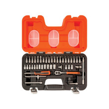 Bahco S460 1/4in Drive Socket Set, 46 Piece