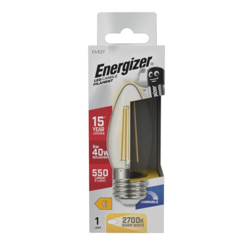 Energizer Energizer ES/E27 LED Candle Bulb