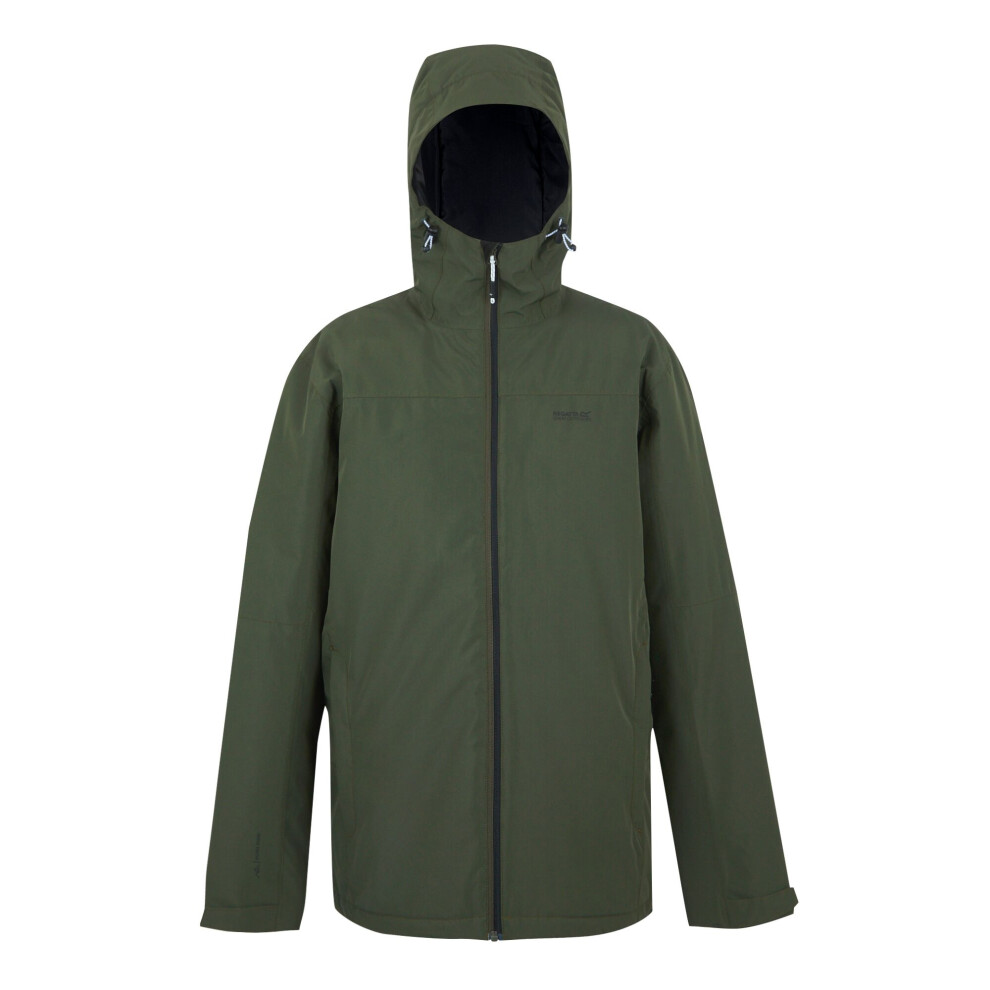 Regatta Men's Dark Thornridge Insulated Waterproof Jacket - Khaki - Xl - Khaki - 100% Polyester - Image 2
