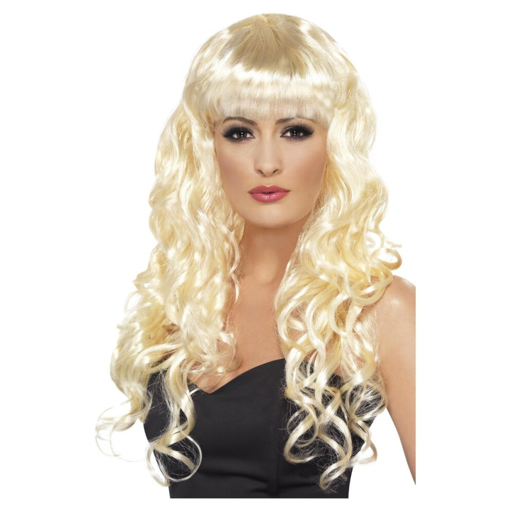Smiffys (One Size, Blonde) Womens/Ladies Siren Wig