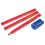 Faithfull Faithfull Carpenters' Pencils Red (pack 3 + Sharpener) 1