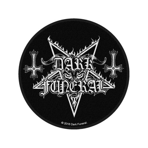Dark Funeral Woven Circle Logo Patch
