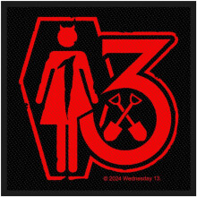 Wednesday 13 Casket Woven Standard Patch