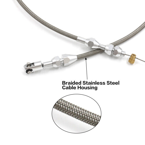 36inch Silver Throttle Cable LS1 4.8/5.3/5.7/6.0L 1