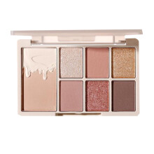 Waterproof Eyeshadow Palette with LongLasting Wear, Glitter Matte Shades, Travel Friendly Compact A