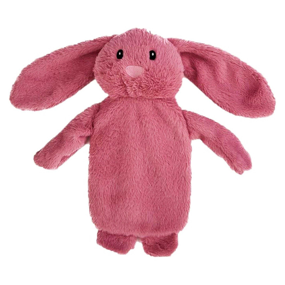K Collection (One Size, Pink) Bunny 3D 750Ml Hot Water Bottle And Cover