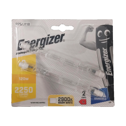 Eveready Eveready 120W J118 Energy Saving Halogen Linear 2pk