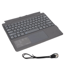 Wireless Keyboard With Touchpad For Microsoft Surface Pro3Through7Built In Rechargeable Battery7Color Led Backlit Bluetooth5.0Ultra Slim Type