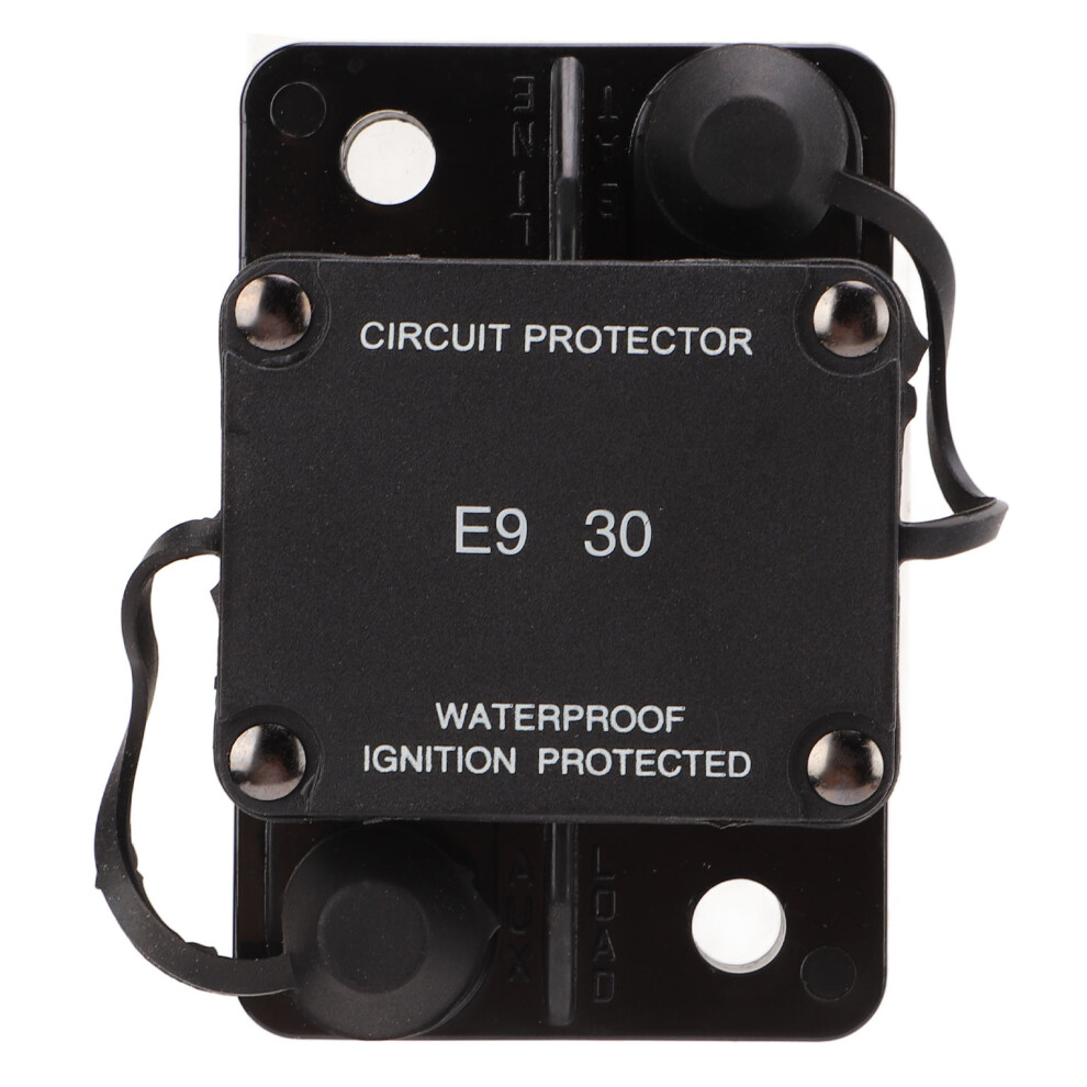 12V Dc To72v Dc Automatic Reset Circuit Breaker - Ip67waterproof Dustproof Ul1500ignition Protected For Marine Trolling Motors Trucks Buses Rvs 9357860205856