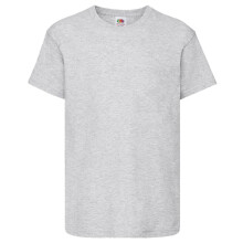 (9-11 Years, Heather Grey) Fruit Of The Loom Childrens/Kids Original Short Sleeve T-Shirt