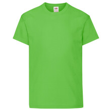 (9-11 Years, Lime) Fruit Of The Loom Childrens/Kids Original Short Sleeve T-Shirt